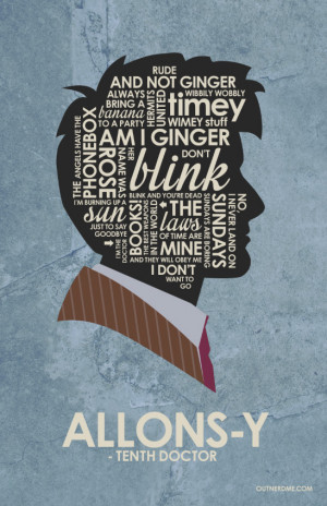 Dr Who - 10th Doctor Quote Poster - Doctor Who Fan Art (38786092 ...