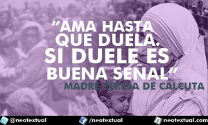 Frase Madre Teresa de Calcuta