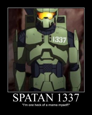 Spartan 1337 by Blaziken-Pokemorph