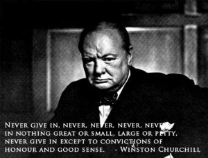 Winston Churchill Speech Never Give Up Quotes