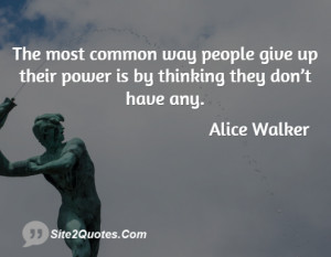 Inspirational Quotes - Alice Walker