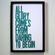 Begin, and follow through. #quotes #fitspiration