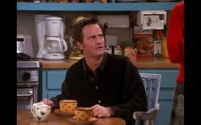chandler this is when chandler starts smoking again as rachael and ...
