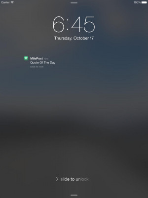 Daily Running Quotes - MilePost - iPhone Mobile Analytics and App ...