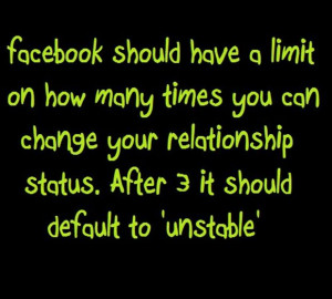 facebook relationship status, funny quotes