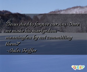 Jesus died to forgive
