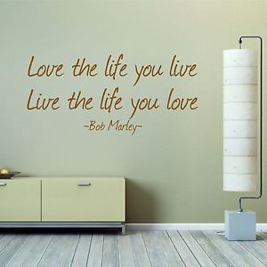 Bob-Marley-Wall-Sticker-Quote-Saying-Art-Kitchen-Vinyl-Bedroom-Decor ...
