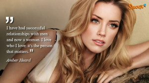 Amber Heard on her bisexuality