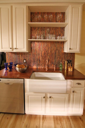 Enchantment Copper Backsplash featured on the DIY TV Show - I Hate My ...