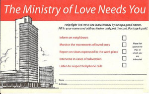 Setting: Ministry of Love, where Winston and Julia are tortured after ...