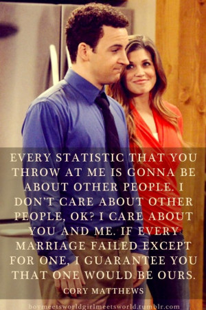 ... Meets World, Relationships, Tv Couple, Boys Meeting World, Best Quotes