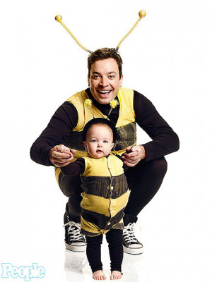 Jimmy Fallon photographed with daughter Winnie Rose Fallon