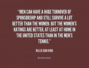 Billie Jean King Quotes On Womens Rights Quote-billie-jean-king-men