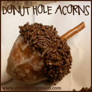 Donut Hole Acorns Guest Post from Kinna’s Kreations!