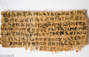 Fake': A British New Testament scholar has called an ancient papyrus ...