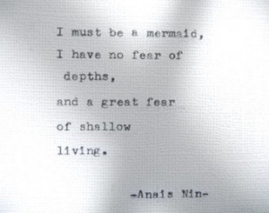 ANAIS NIN Quote Hand Typed Typewrit er Quote Typed with Vintage ...