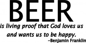 Funny Craft Beer Quotes This beer is good decal is