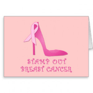 Stamp Out Breast Cancer Products Card