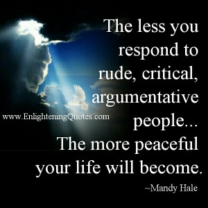 The less you respond the more aggressive they become.
