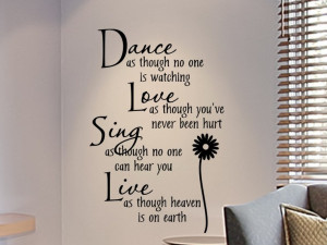 ... Wall Decor, Quotes Decals, Wall Decals, Singing Living, Wall Quotes