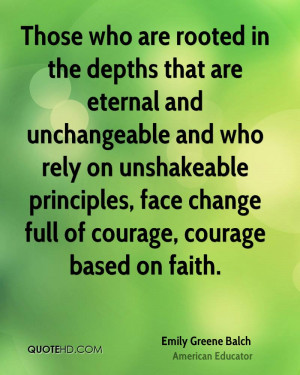 Emily Greene Balch Faith Quotes