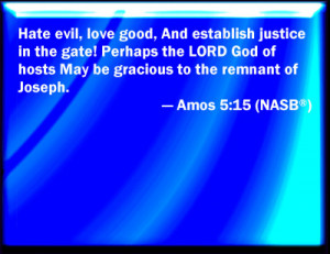 Amos 5:15 NASB Slide / Blank Slide