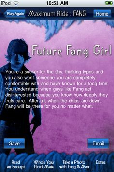 Fang From Maximum Ride Quotes