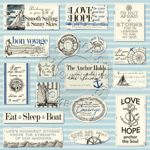 CCP2805 Nautical Sayings on Ivory