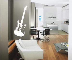 Electric Guitar Any Room Vinyl Wall Decals by SweetumsSignatures, $5 ...