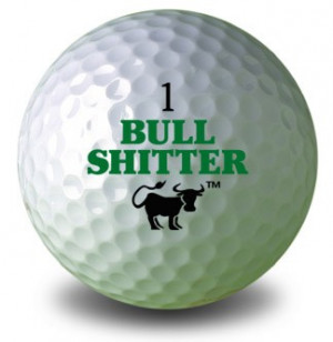 home funny golf balls bullshitter golf ball part number gb04