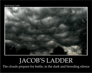 Quote from song by Rush, Canadian band