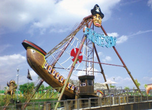 60 Persons Funny Navy Pier Ferris Wheel Pirate Ship Amusement Ride
