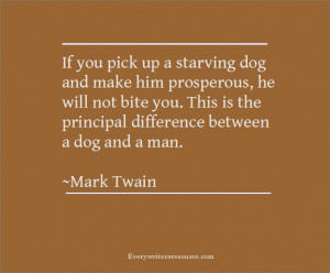 Mark Twain Dog Bite