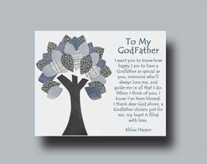 Godfather gift - Personalized gift for Godfather, Godfather Gift from ...