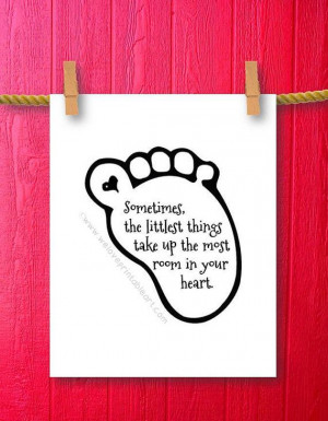... Littlest Things Baby Girl Nursery Decor Little Girl Framed Quote