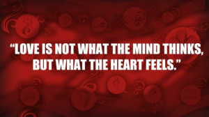 Quote What Heart Feels Red hd Widescreen - Love, Love Quote Computer ...