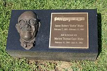 Headstone of Blake's grave in Cypress Hills Cemetery, Brooklyn ...
