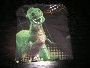 Toy Story Rex handmade fabric coin change by alwaysamazingdesigns, $3 ...