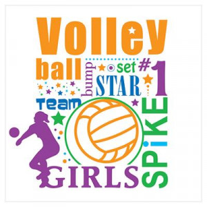 CafePress > Wall Art > Posters > Bourne Volleyball Poster