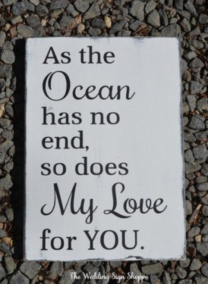 Baby Gift Idea New Parents Beach Theme Room Ocean Love Quotes Sayings ...