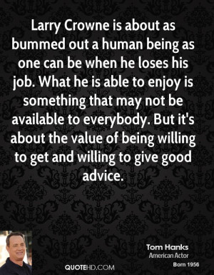 ... the value of being willing to get and willing to give good advice