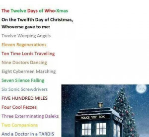 The 12 day of Christmas