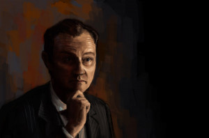 Mycroft Holmes. The Thinker by MrBorsch