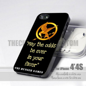 Hunger Game Quotes iPhone 4/4s Case