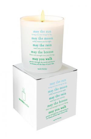 Apache Blessing Quote Candle