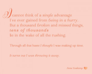 Anne Voskamp Quote | Ashlee Proffitt