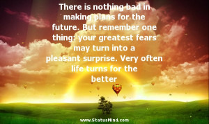 The Good Things Important