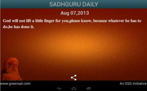 View bigger - Sadhguru Daily Quotes for Android screenshot