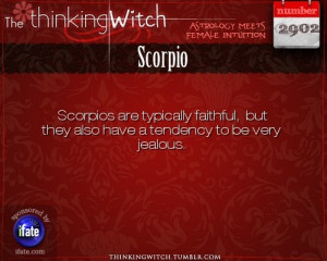 Thinking Witch Scorpio Fact for today