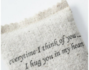 Sentimental Quote Botanical Sachet, Long Distance Relationship ...